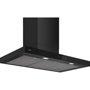 Neff D97BDN2S0B 90cm Chimney Cooker Hood, Black, A++ Rated