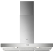 AEG DBX3950M 6000 ExtractionTech 90cm Chimney Cooker Hood, Stainless Steel, C Rated