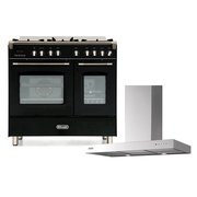 DeLonghi Dual Fuel Range Cooker & Hood Pack
