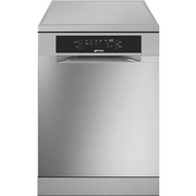 Smeg DF345CQSX Dishwasher, 14 Place Settings, Stainless Steel, C Rated