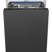Smeg DI362DQ Fully Integrated Dishwasher, 14 Place Settings, D Rated