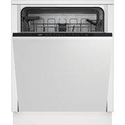 Beko DIN15C20 Built-In Fully Integrated Dishwasher, 14 Place Settings, Stainless Steel