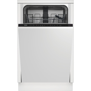 Beko DIS15020 Fully Integrated Slimline Dishwasher, 10 Place Settings, E Rated