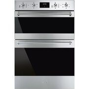 Smeg DOSF6300X Classic Built-In Electric Double Oven, Stainless Steel, A Rated