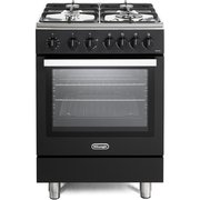 DeLonghi DSC 626G-1 Black Gas Cooker with Single Oven, A Rated