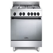DeLonghi DSC 626MLX-1 Modern Single Oven Dual Fuel Cooker, Stainless Steel, A Rated