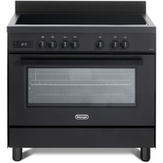 DeLonghi DSR 926IND-BL 90cm Induction Range Cooker, Black, A Rated