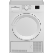 Beko DTLCE80041W Condenser Tumble Dryer, 8kg, White, B Rated
