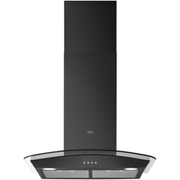 AEG DTX3640B 3000 60cm Chimney Cooker Hood, Black, C Rated