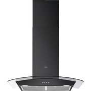 AEG DTX3840B 3000 80cm Chimney Cooker Hood, Black, C Rated