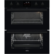 AEG DUB535060B 6000 SurroundCook Built-Under Electric Double Oven, Black, A Rated