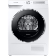 Samsung DV90T6240LH/S1 Series 6 Heat Pump Tumble Dryer, 9kg, White, A+++ Rated