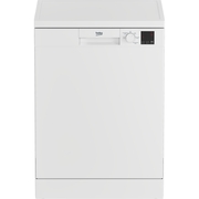 Beko DVN05C20W Dishwasher, 13 Place Settings, White, E Rated
