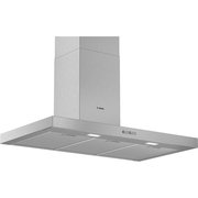 Bosch DWB94BC50B Series 2 90cm Chimney Cooker Hood, Bushed Steel