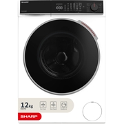 Sharp ES-NFL214CWDA2-EN Washing Machine, 12kg, 1400 Spin, White, A Rated