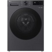 LG F4X5011TBB Washing Machine, 11kg, 1400 Spin, Black, A Rated
