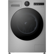 LG F4X7511TSB Washing Machine, 11kg, 1400 Spin, Silver, A Rated