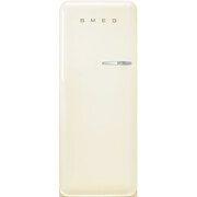 Smeg FAB28LCR6UK Retro Tall Fridge with Ice Box, Cream, C Rated