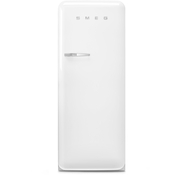 Smeg FAB28RWH6UK Retro Tall Fridge with Ice Box, White, C Rated