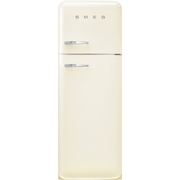 Smeg FAB30RCR6UK Retro Static Fridge Freezer, 80/20, Cream, C Rated