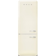 Smeg FAB38LCR6 Retro No Frost Fridge Freezer, 70/30, Cream, D Rated