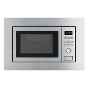 Smeg FMI017X Classic Built-In Microwave with Grill, Stainless Steel