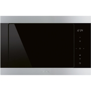 Smeg FMI325X1 Built-In Microwave with Grill, Stainless Steel
