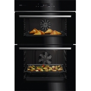 AEG GE7CP61FB Exclusiv Built-In Electric Double Oven, Black, A Rated