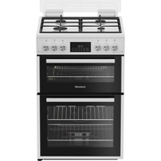 Blomberg GGRN655W Gas Cooker with Double Oven, White, A+ Rated