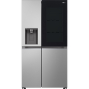 LG GSGV80PYLL InstaView� American Fridge Freezer with Plumbed Ice and Water Dispenser,  Plumbed, Silver, E Rated