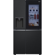 LG GSGV81EPLD American Fridge Freezer,  Non-Plumbed, Black, D Rated