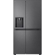 LG GSLC41EPPE American Fridge Freezer,  Non-Plumbed, Black, E Rated