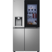LG GSXE81PYBE InstaView&trade; American Fridge Freezer, Silver, E Rated,  Non-Plumbed