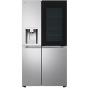 LG GSXE90BSAD American Fridge Freezer,  Plumbed, Stainless Steel, D Rated