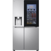 LG GSXE90BSDD American Fridge Freezer,  Plumbed, Stainless Steel, D Rated
