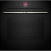 Bosch HBG7741B1B Serie 8 Built-In Electric Single Oven with Pyrolytic Cleaning, Black, A+ Rated