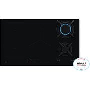 AEG HDB95623NB 8000 88cm Mixed Fuel Hob, Black