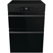 Hisense HDCEIT6C20B Induction Electric Cooker with Double Oven, Black, A Rated