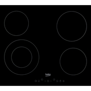 Beko HIC64402T 58cm Ceramic Hob, Black
