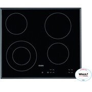 AEG HK624010FB Radiant 59cm Ceramic Hob, Black