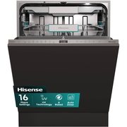 Hisense HV693A60UVADUK Fully Integrated Dishwasher, 16 Place Settings, A Rated