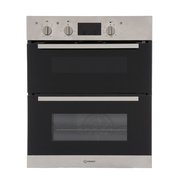 Indesit IDU6340IX Built-Under Electric Double Oven, Inox, B Rated