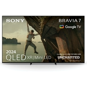Sony K75XR70PU BRAVIA 7 75 QLED 4K Mini LED Smart TV, 4K Ultra HD, Black, C Rated
