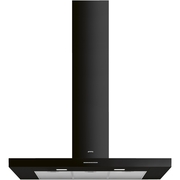 Smeg KBT110BL 110cm Chimney Cooker Hood, Black, A Rated
