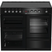 Beko KDVC100K 100cm Ceramic Range Cooker, Black, A Rated