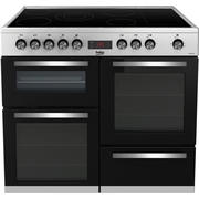 Beko KDVC100X 100cm Ceramic Range Cooker, Stainless Steel, A Rated