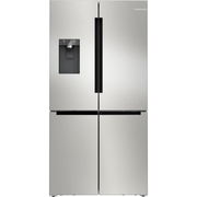 Bosch KFD96APEAG Series 6 American Fridge Freezer, Stainless Steel, E Rated,  Plumbed