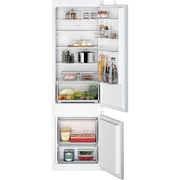 Siemens KI87VNSE0G iQ100 Low Frost Integrated Fridge Freezer, Sliding Hinge, 70/30, E Rated