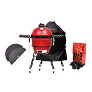 Kamado Joe Classic I - Frontier Pack with Charcoal, Red