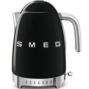 Smeg KLF04BLUK Retro 1.7 Litre Variable Temperature Kettle, Black